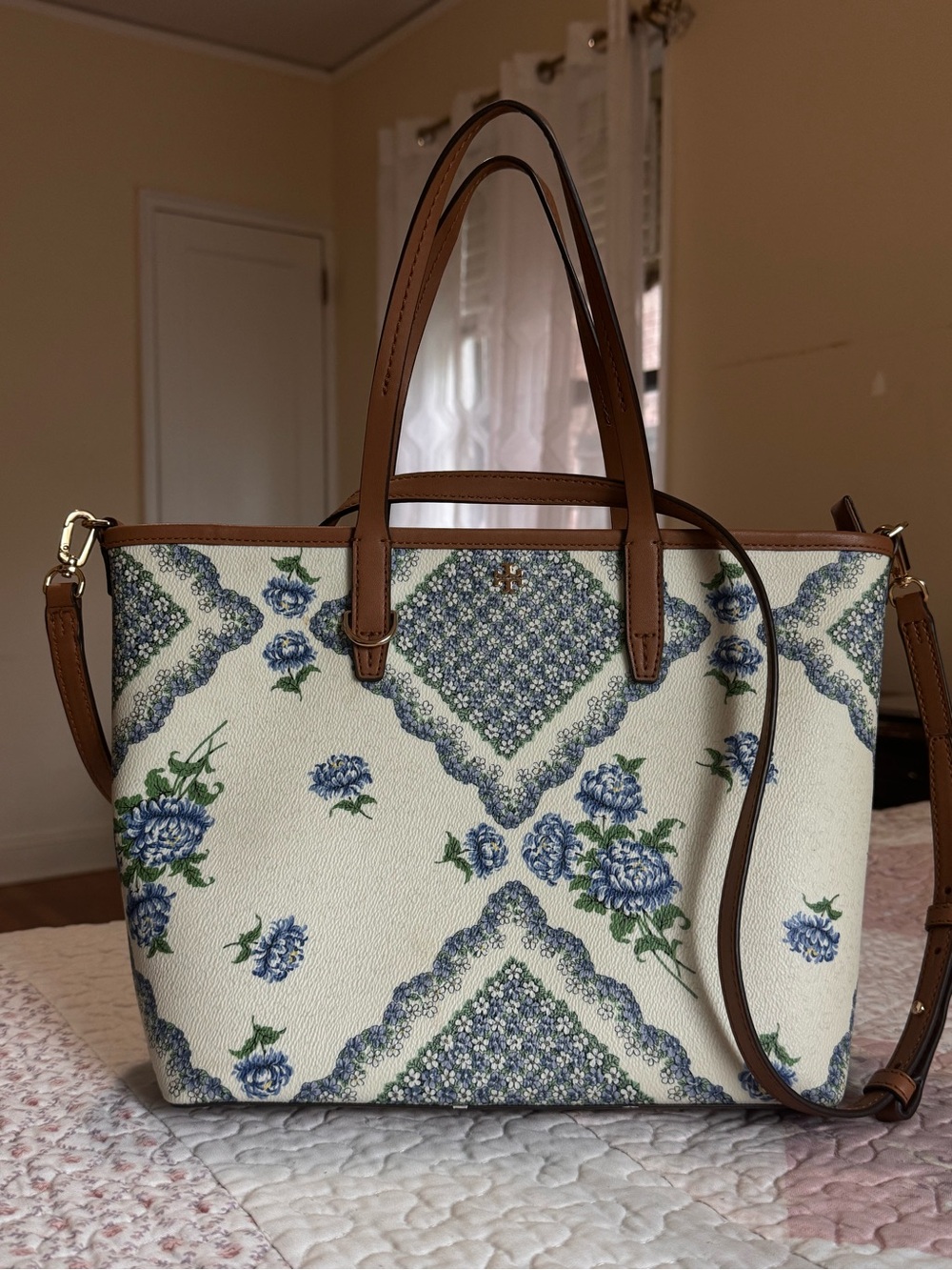 TORY BURCH KERRINGTON SMALL ZIP TOTE bag